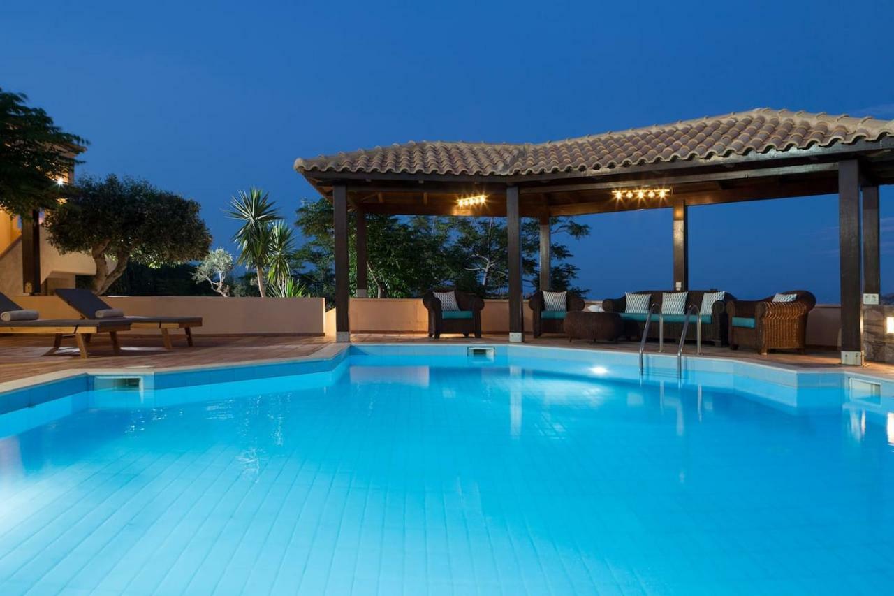 White Sand Villa. Spacious Villa With Prive Pool. Агия-Пелагия  Экстерьер фото
